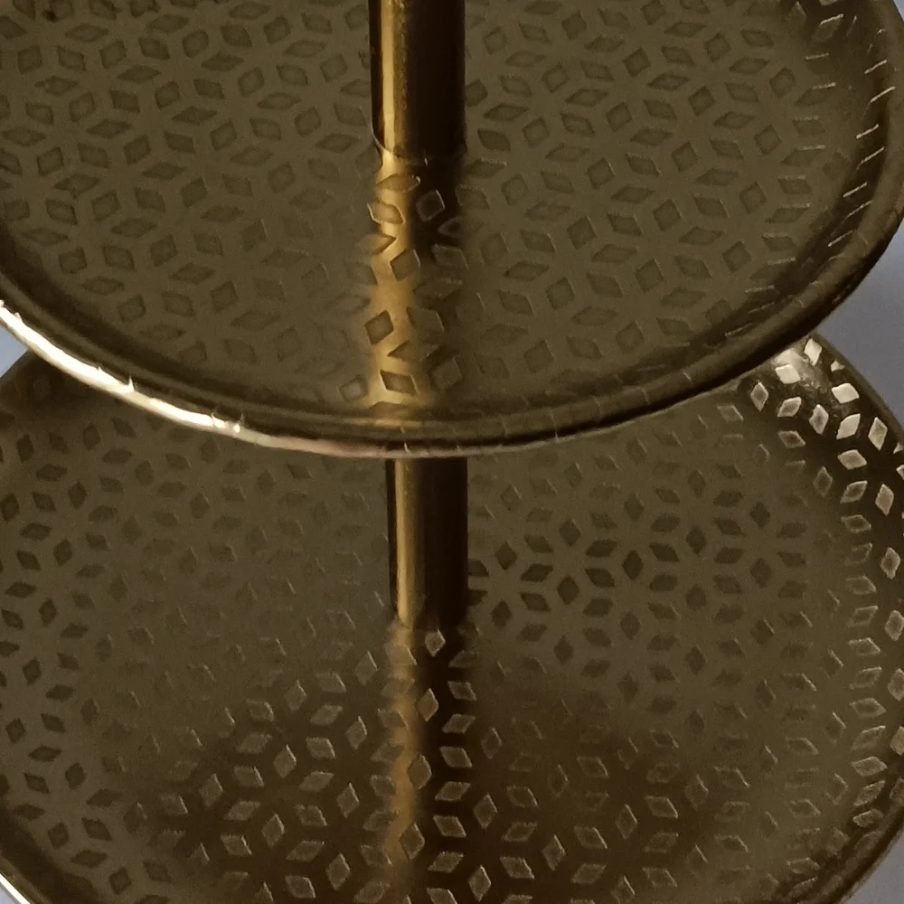 Two Tiered Stand Jewelry Display Decor 10